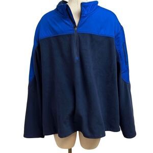 Starter Blue Fleece Pullover Jacket Size 3XL 54-56